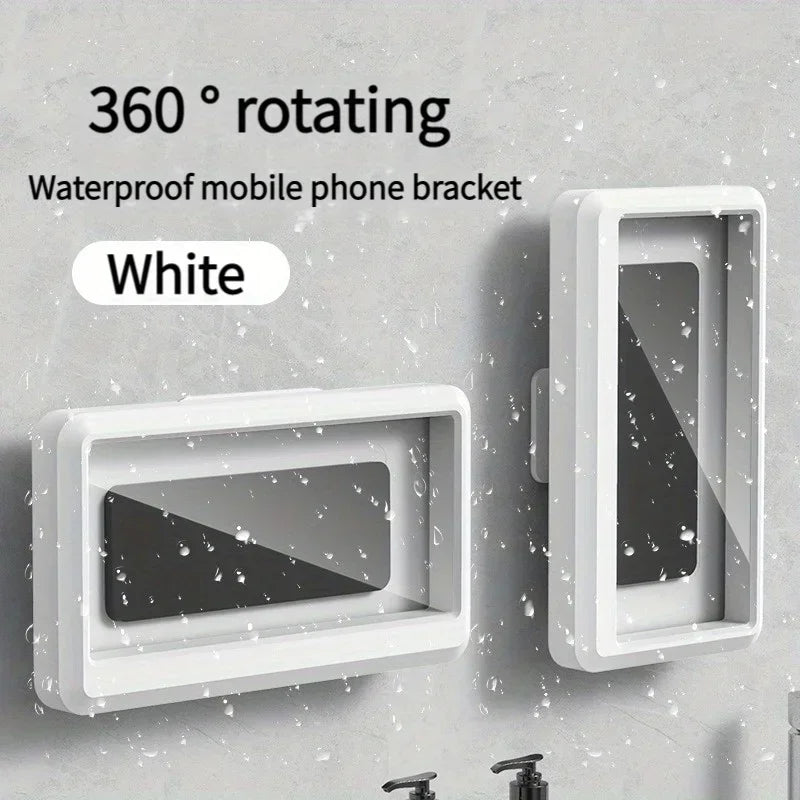 No-Drill Waterproof Shower Phone Holder - Electronics & Accessories from Linloft.