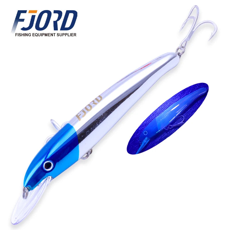 190mm Floating Trolling Minnow Lure - Fishing Tackle from Linloft.