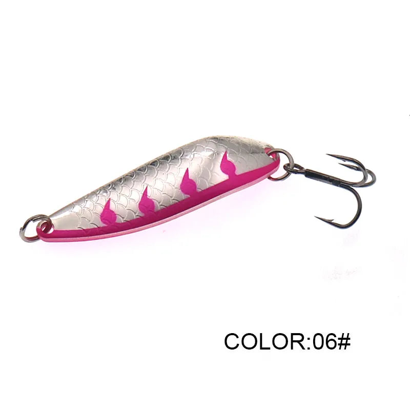 HISTOLURE Fishing Spoons Lure10g13g Metal Spoon Sequin Hard Bait Fishing Lures For Striped Bass - Fishing Tackle from Linloft.