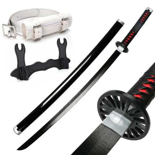 41-Inch Anime Cosplay Katana with Belt - Apparel & Accessories from Linloft.