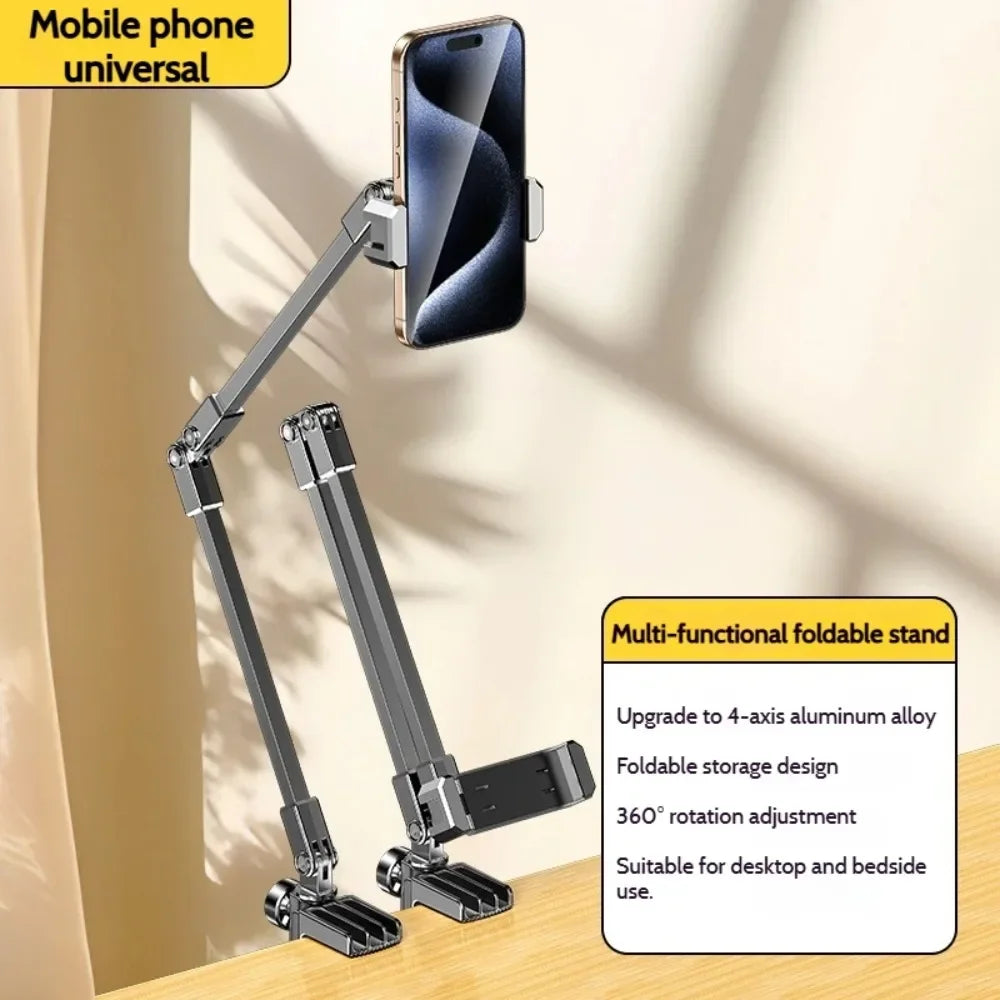 Adjustable Tablet Stand 360-degree Rotation 3 Sections Arms Bedside Phone Holder for 5-12Inch Phone Ipad Pro Mini for Xiaomi - Electronics & Accessories from Linloft.
