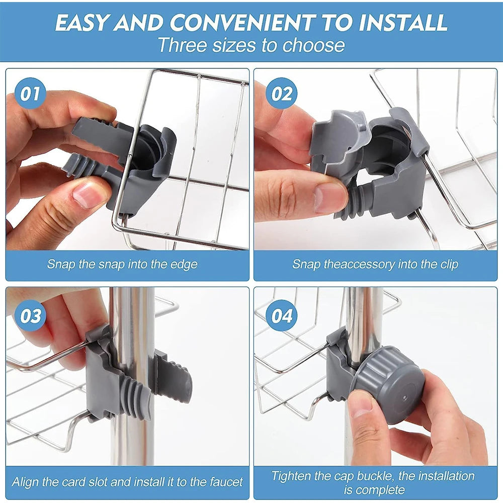 Kitchen Sink Sponge Drain Rack