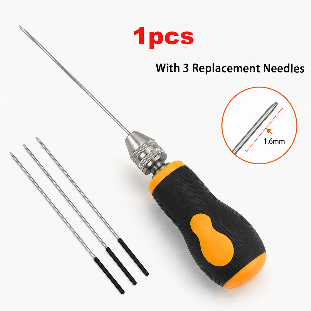 Clog Poke 3D Printer Accessories, Φ1.6mm L200mm Cleaning Needle Tool for Any 1.75mm Nozzles, 3D Printer Nozzle Cleaning Kit