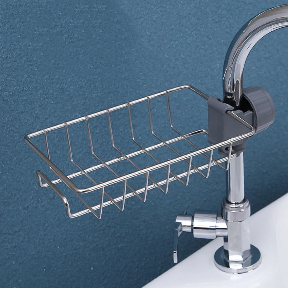 Kitchen Sink Sponge Drain Rack