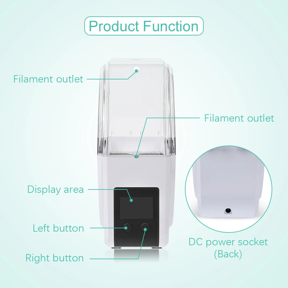 SUNLU S1+ 3D Filament Drying Box Fila-Dryer Drying Filament Storage Box Keeping Filament Dry Holder For 3D Printing Fast Heating - 3D Printing Accessories from Linloft.