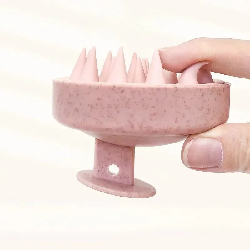 New Silicone Shampoo Scalp Hair Massager Comb Bath Scalp Massage Brush Shampoo Massager Scalp Acupuncture Point Massage