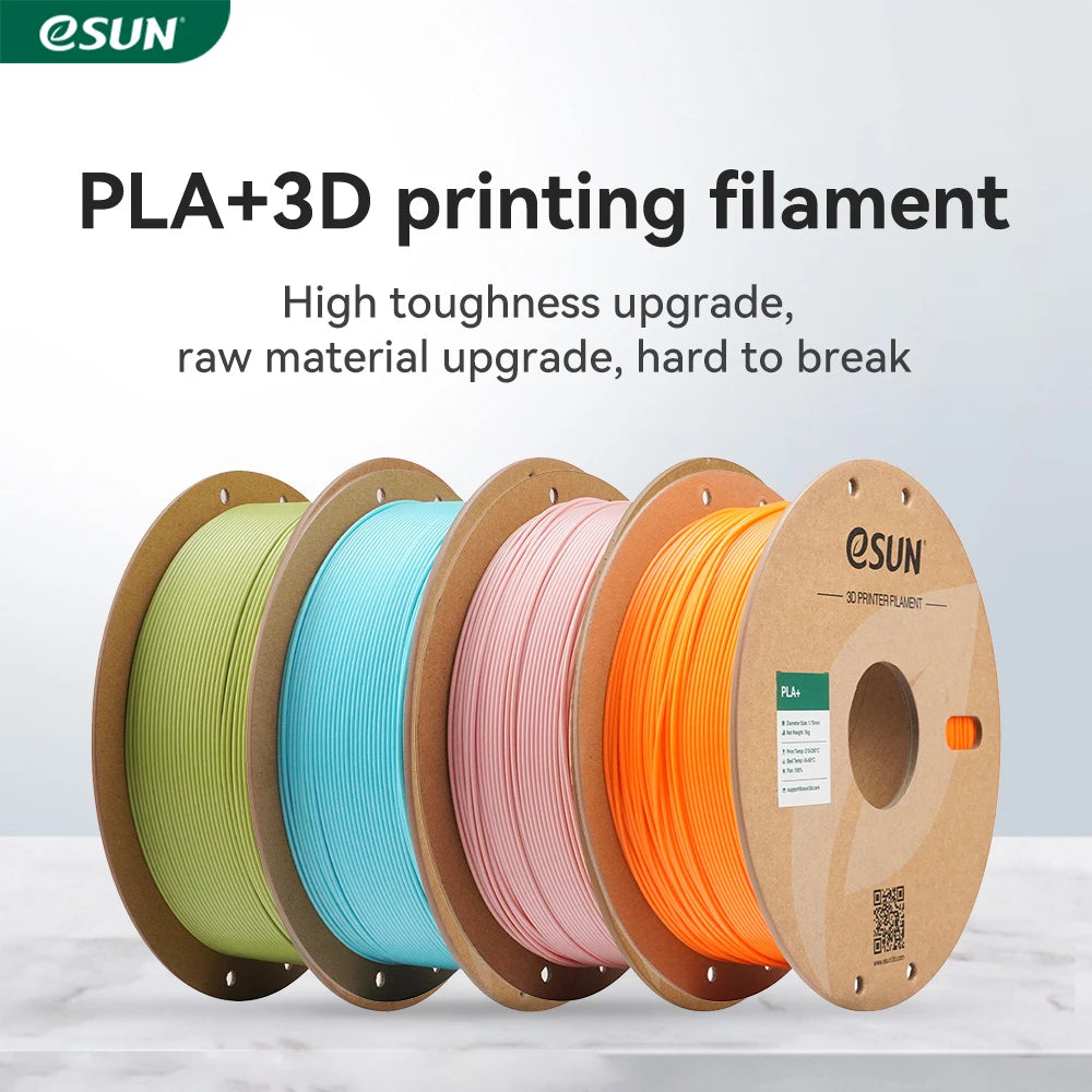 ESUN 3D Filament PLA+ for Bambu Lab Raise3D 1.75mm 1kg PLA Plus 3D Printer Filaments Upgraded Color PLA+ 3D Printing Material - 3D Printing Accessories from Linloft.