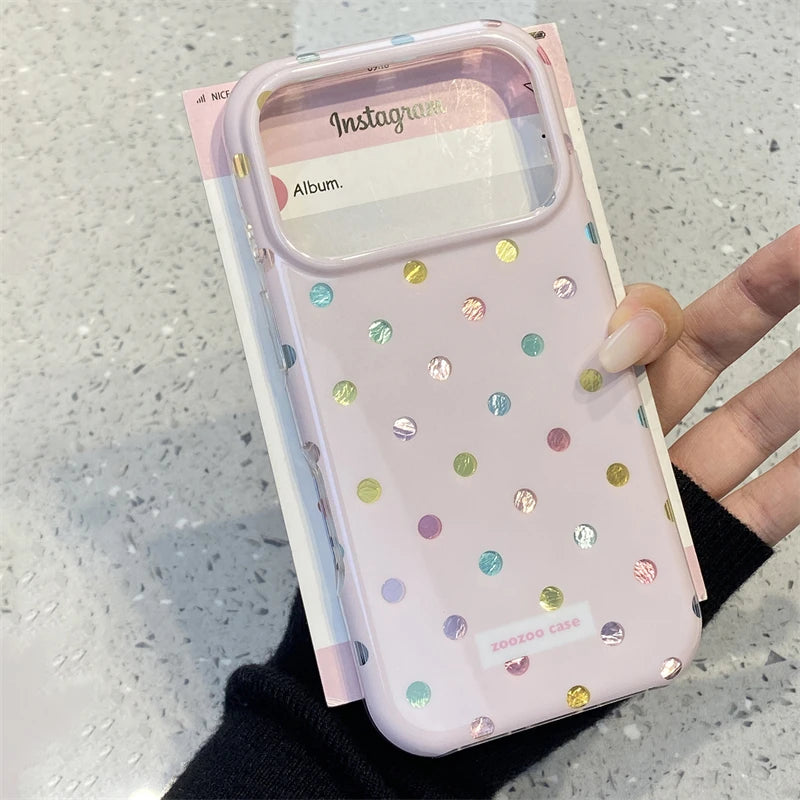 Colorful Polka Dot iPhone Case - Electronics & Accessories from Linloft.