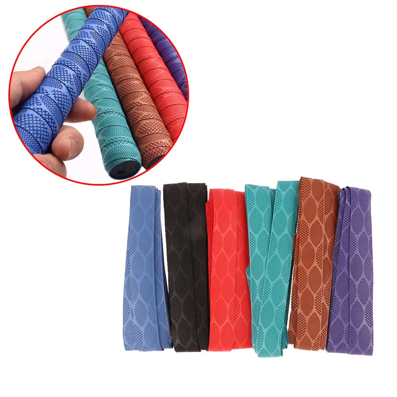 1Pc 2M Anti-slip Sport Fishing Rods Over Grip Sweat Band Griffband Tennis Overgrips Tape Badminton Racket Grips Sweat Band