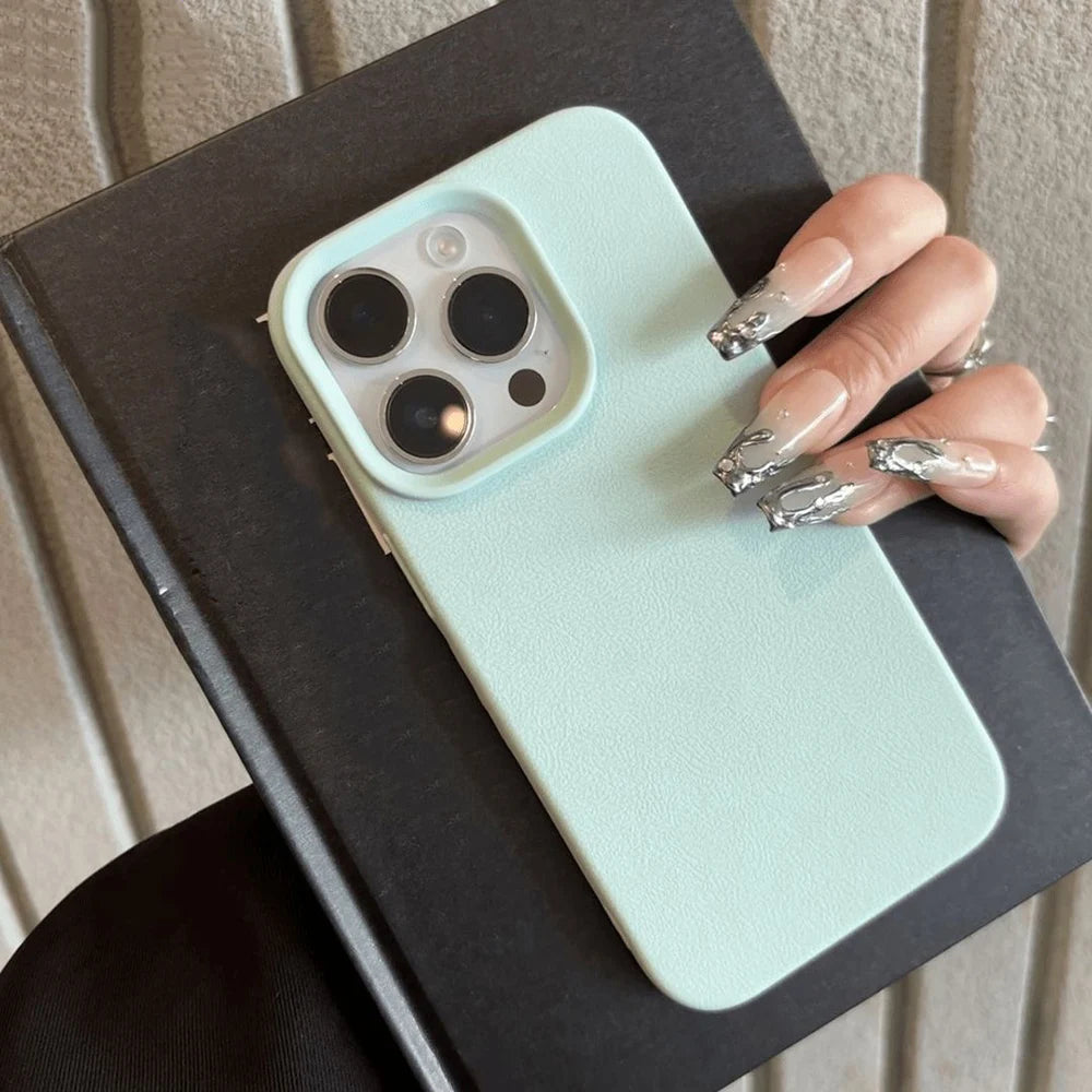 Shockproof Leather iPhone Case - Electronics & Accessories from Linloft.