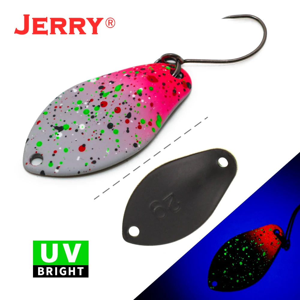 Jerry Cassiopeia Trout Spoon Fishing Lure Saltwater Artificial Bait With Sharp Hooks 2g 3g Bass Spoon Pecsa Tackle - Fishing Hooks from Linloft.
