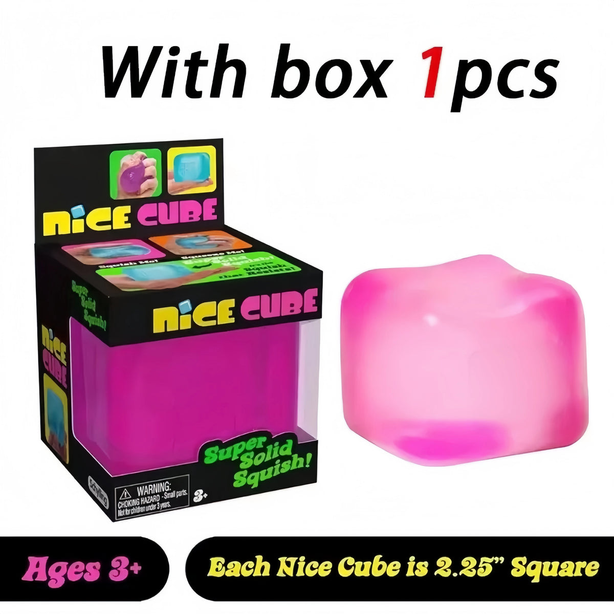 Slow-Rebound Ice Cube Squishy Fidget Toy - Toys & Games from Linloft.