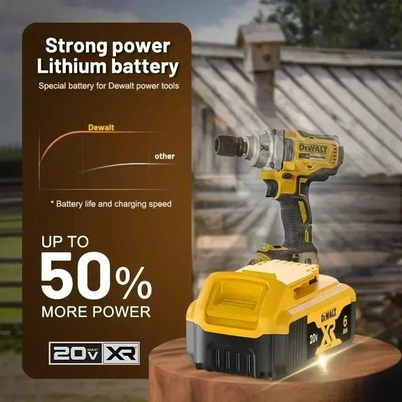 Original Dewalt 20V/60V 9.0Ah Power Tool Battery DCB206 DCB205 DCB200 DCF887 DCG405 DCD791 DCF922 DCF850 DCD805 Tool Battery