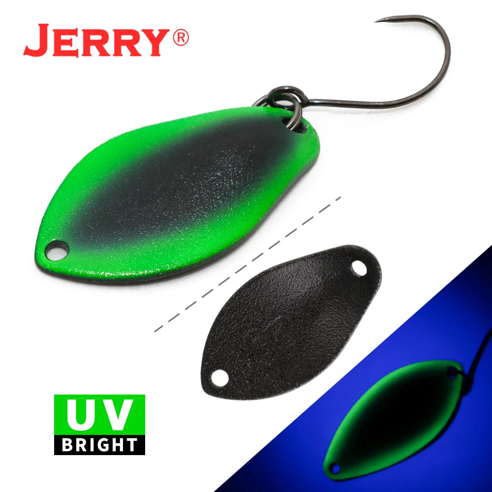 Jerry Cassiopeia Trout Spoon Fishing Lure Saltwater Artificial Bait With Sharp Hooks 2g 3g Bass Spoon Pecsa Tackle - Fishing Hooks from Linloft.