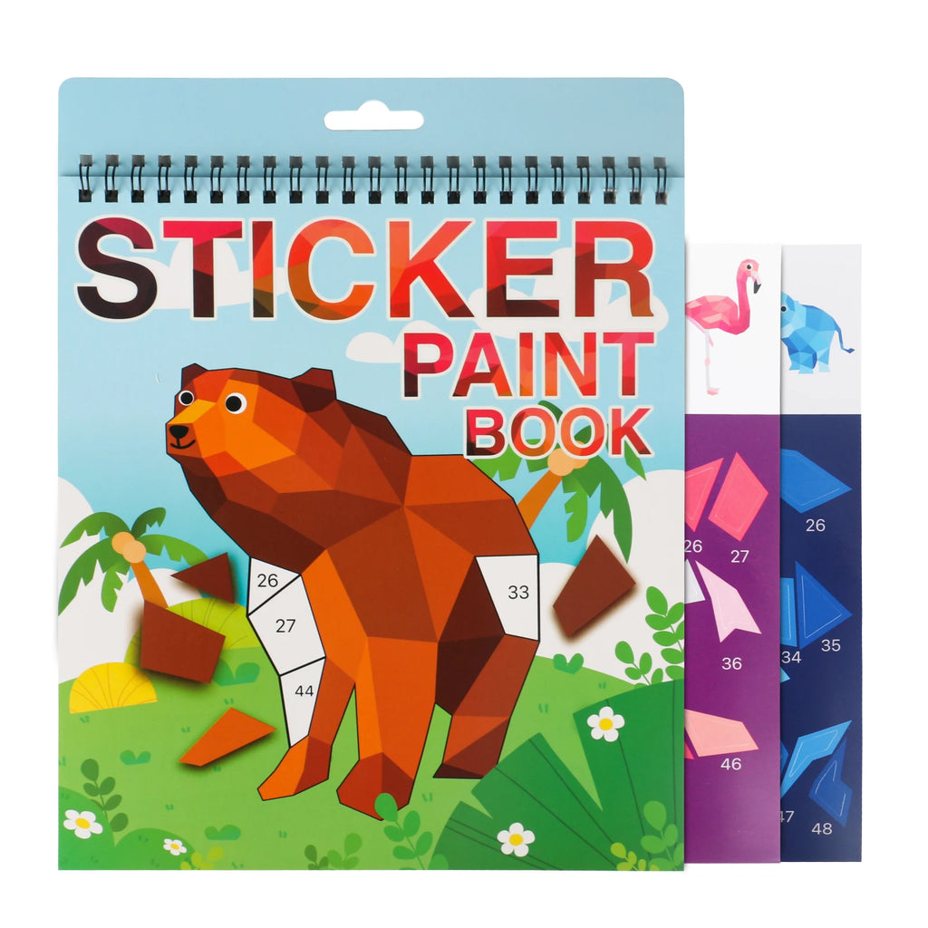 Sticker by Number Book for Kids