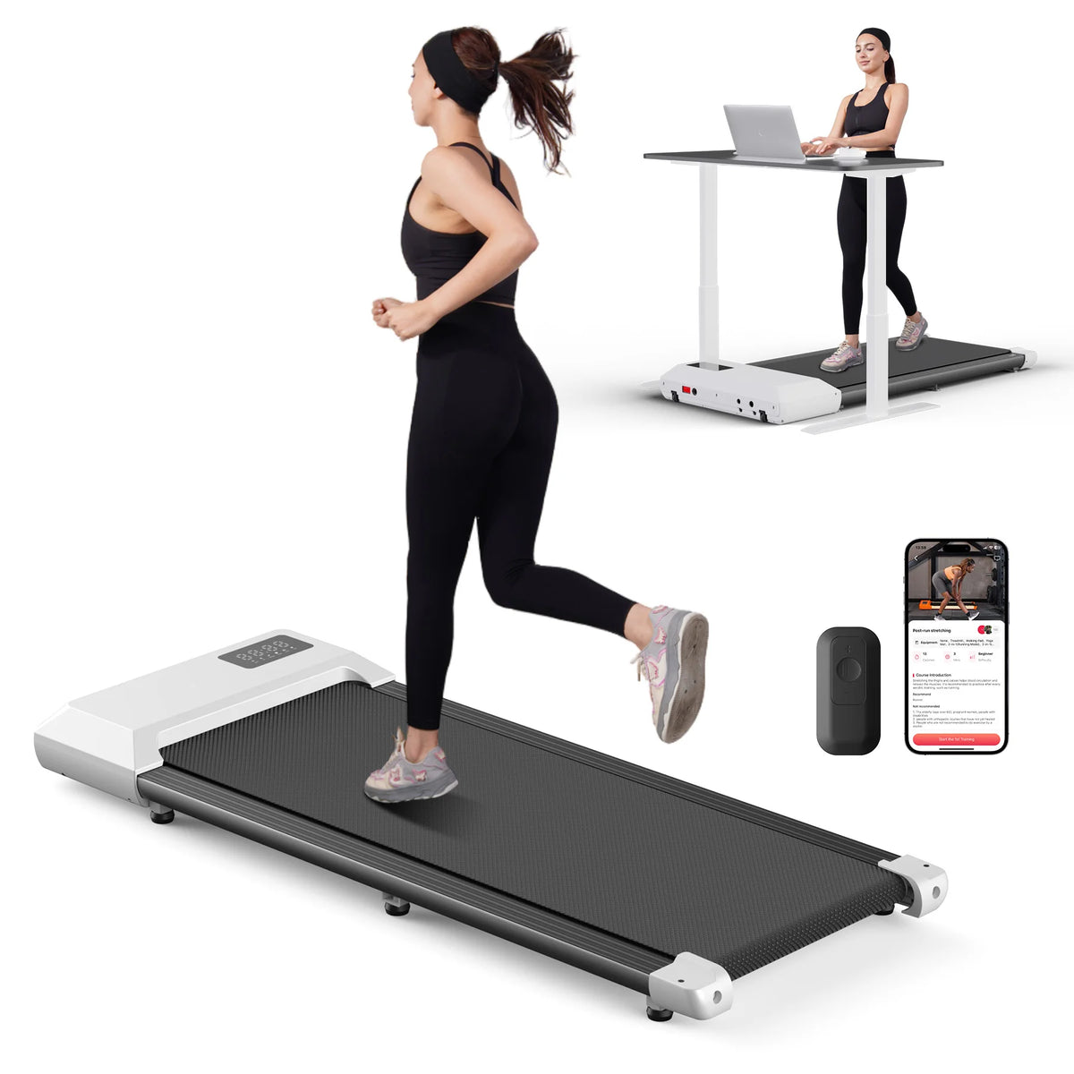 2.5HP Home Treadmill and Walking Pad - Fitness & Sporting Equipment from Linloft.