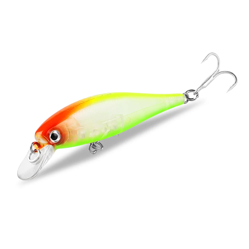 ASINIA-JACK Minnow Fishing Lures, 65mm, 6g Floating Swimming, High Quality Hard Baits, Noise System, Wobblers for Bass and Pike - Fishing Tackle from Linloft.