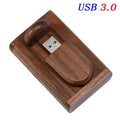 Wedding Gift USB 3.0 Stick 64GB Custom Logo Wooden Box Flash Drives 32GB Pendrive Free Sample U Disk 16GB 8GB 4GB Memory Stick - Electronics & Accessories from Linloft.