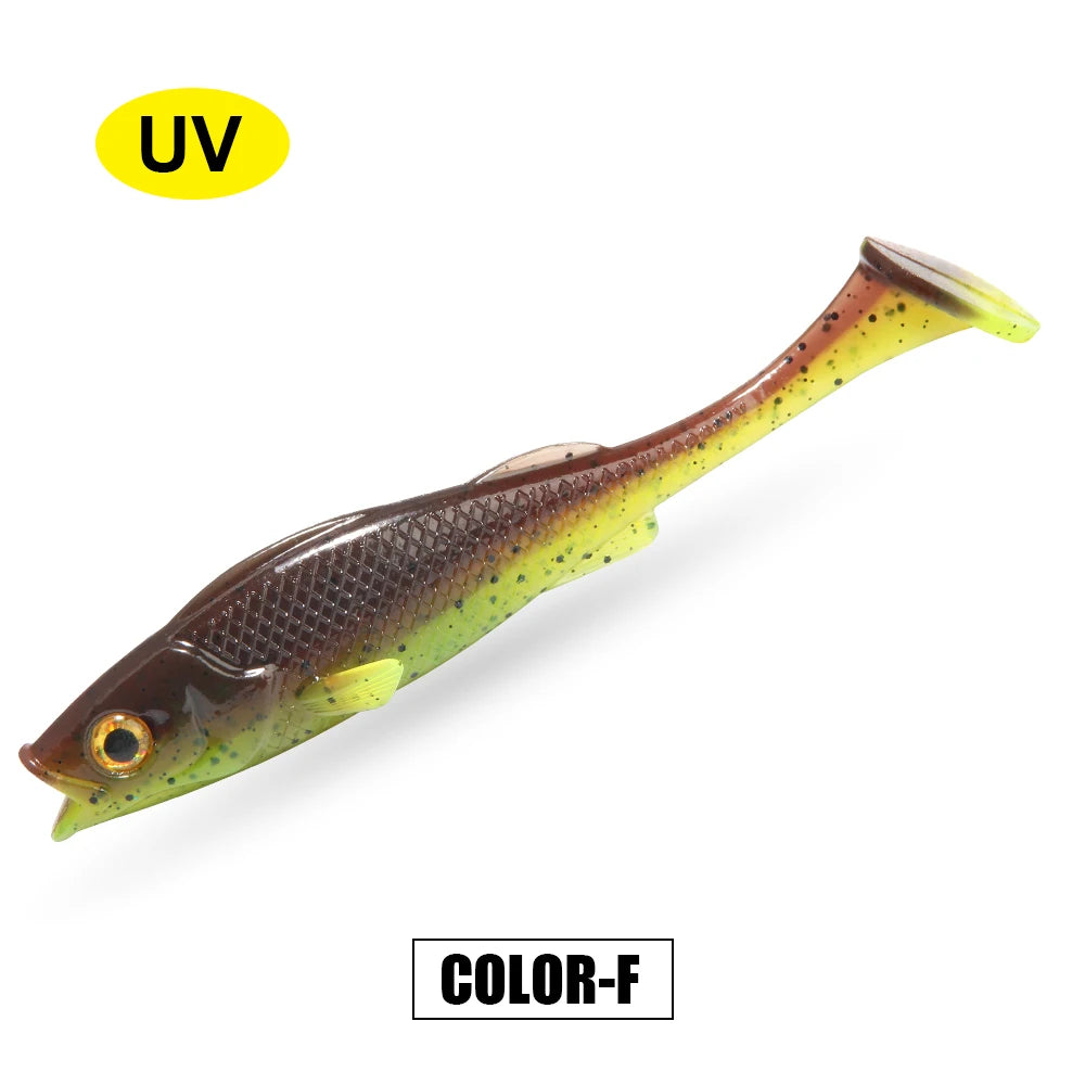 Scented Perch Soft Swimbait Shad - Fishing Tackle from Linloft.