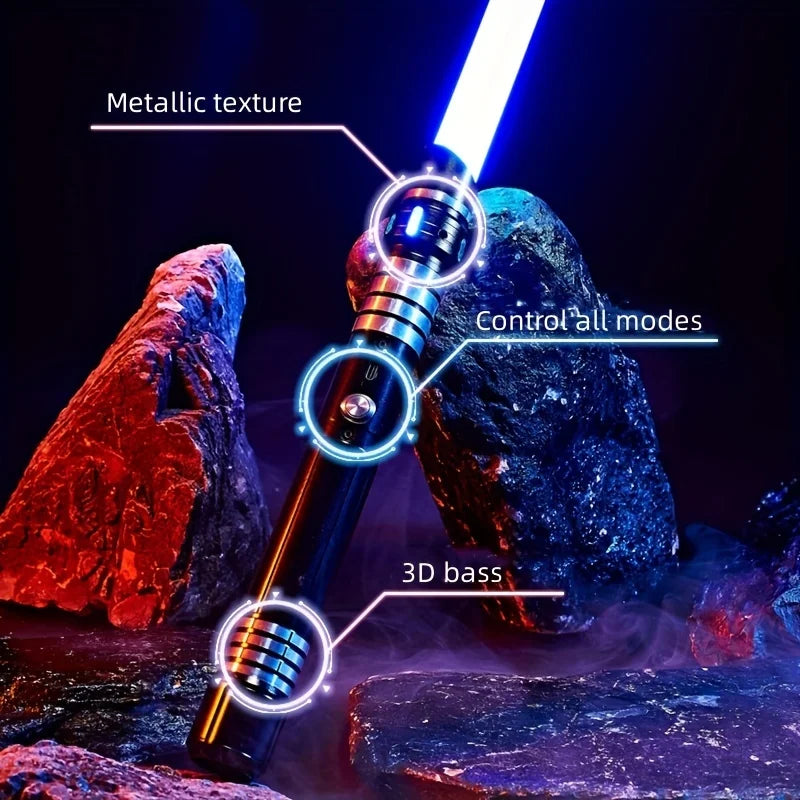 Gravity-Sensing Light-Up Saber Sword - Seasonal & Holiday from Linloft.