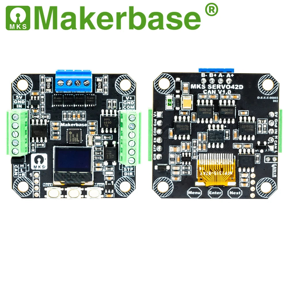 Makerbase MKS SERVO42D NEMA17 Closed Loop Stepper Motor Driver CNC 3D Printer for Gen_L FOC Quiet and Efficient