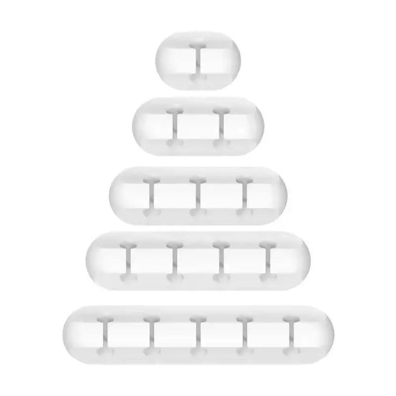 Cable Holder Clips Cable Management Cord Organizer Clips Silicone for USB Charging Cable Mouse Cable Wire PC Office Home Car