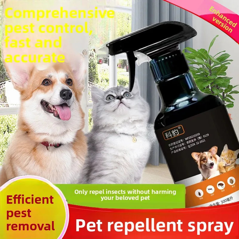 Flea Medicine for Dogs and Cats, Fleas Removed, Pet External Insect Repellent Spray, Insect Repellent Spray to Remove Lice Fleas - Pet Supplies from Linloft.
