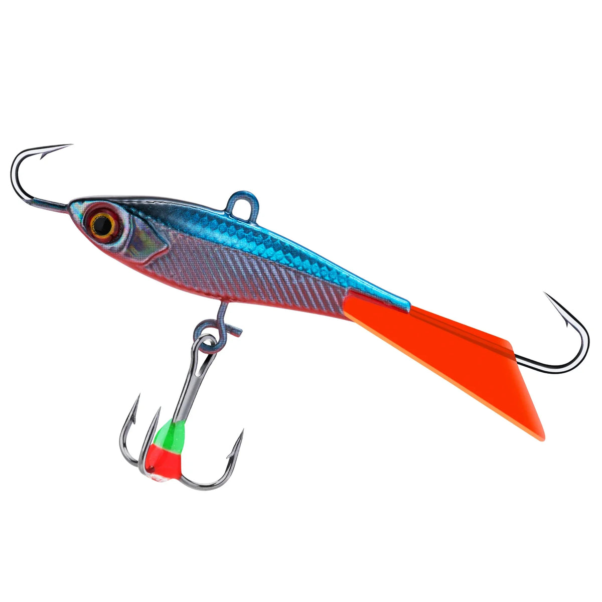 Goture Ice Fishing Lure Winter 40mm/15g Balancer 3D Eyes Jig Bait Artificial Hard Lure Jigging Balanced Fishing Bait Wobbler Set - Fishing Tackle from Linloft.