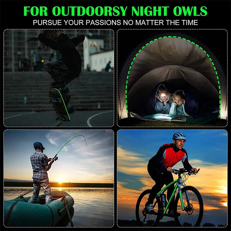 Glow in The Dark Tape Self Adhesive Green Luminous Tape for Fishing Rod Safety Warning Stickers Night Fishing Tool