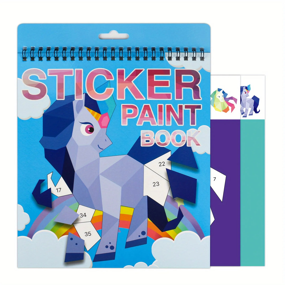 Sticker by Number Book for Kids - Toys & Games from Linloft.