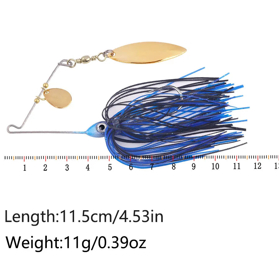 Weedless Chatterbait Lure Set, 3 Pcs - Fishing Tackle from Linloft.