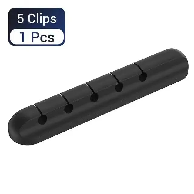 Silicone Cable Holder Clips - Electronics & Accessories from Linloft.