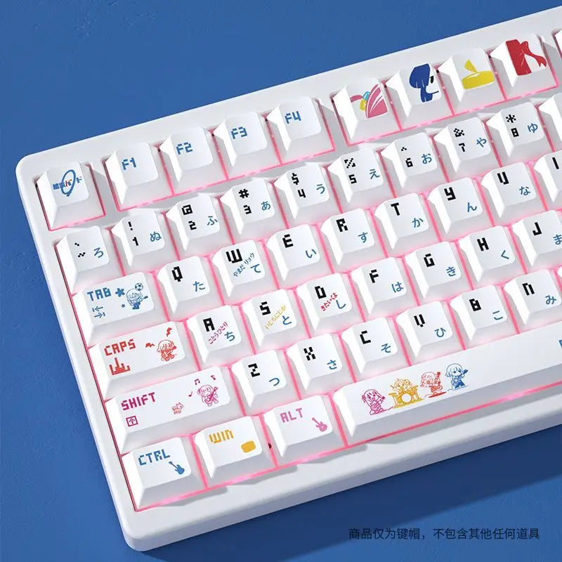 Bocchi the Rock PBT Keycap Set - Electronics & Accessories from Linloft.