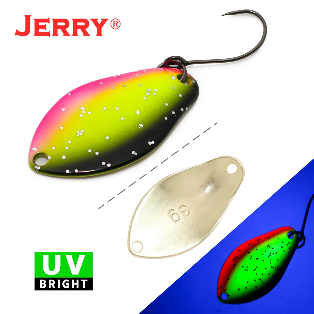 Jerry Cassiopeia Trout Spoon Fishing Lure Saltwater Artificial Bait With Sharp Hooks 2g 3g Bass Spoon Pecsa Tackle - Fishing Hooks from Linloft.