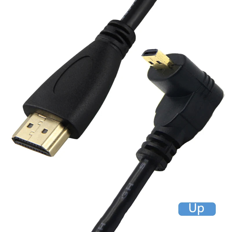 Right Angle Micro HDMI Cable, 1080p - Gaming Accessories from Linloft.