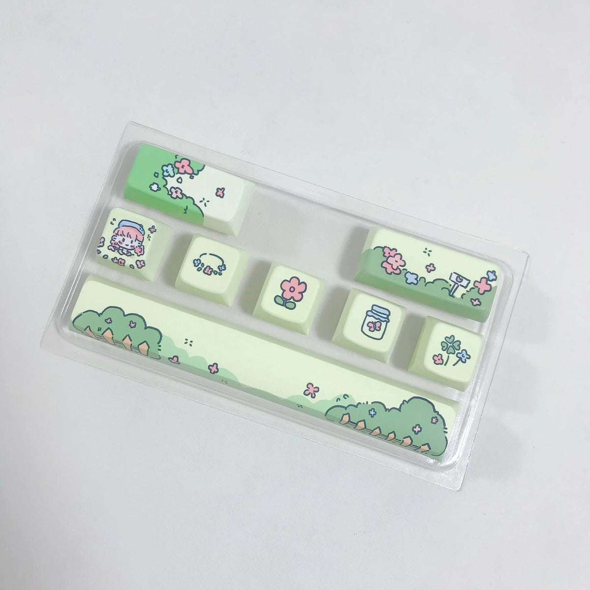 PBT Dye-Sub Space Bar and Enter Keycaps - Electronics & Accessories from Linloft.
