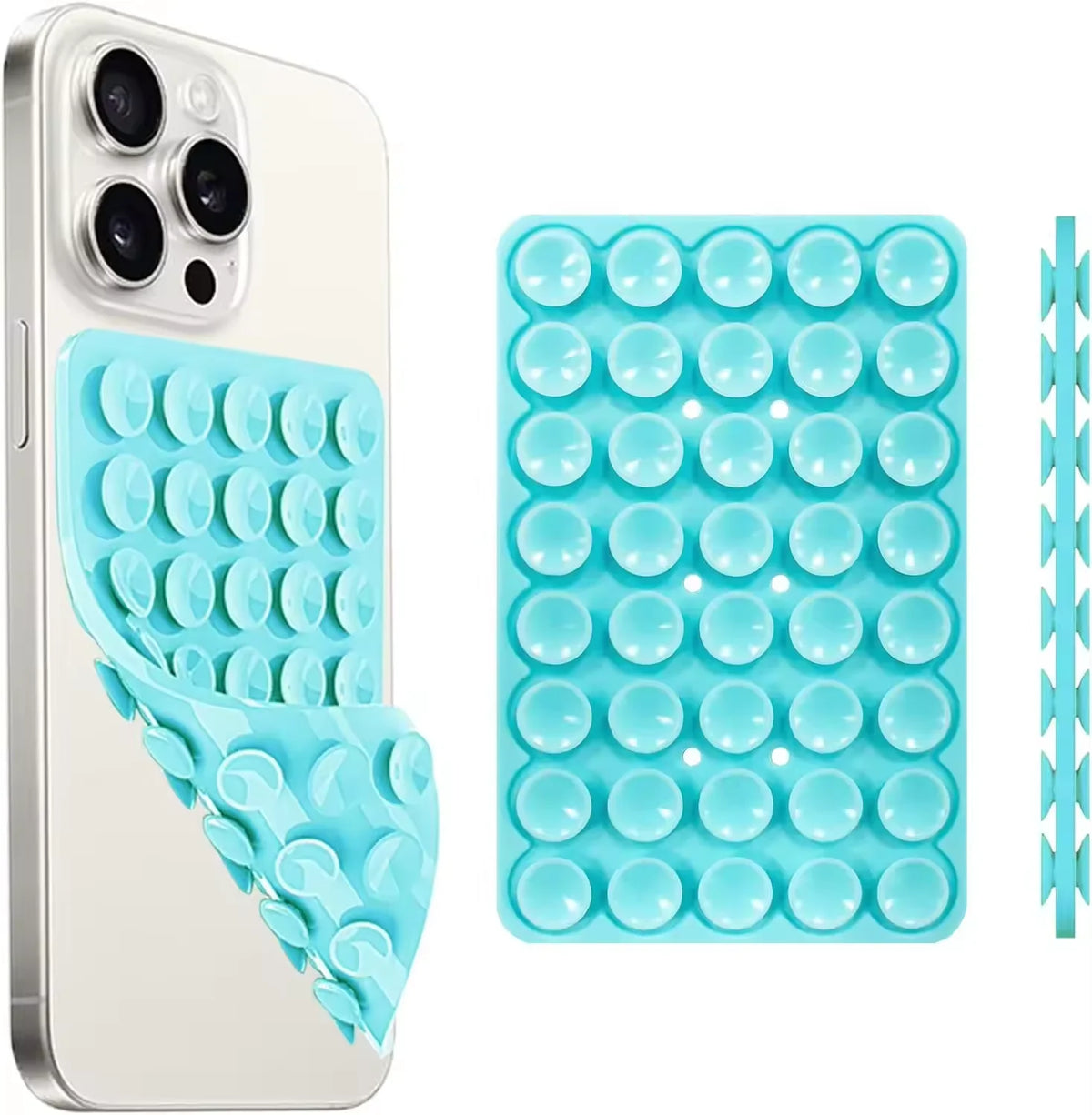 Double-Sided Silicone Suction Phone Holder - Electronics & Accessories from Linloft.