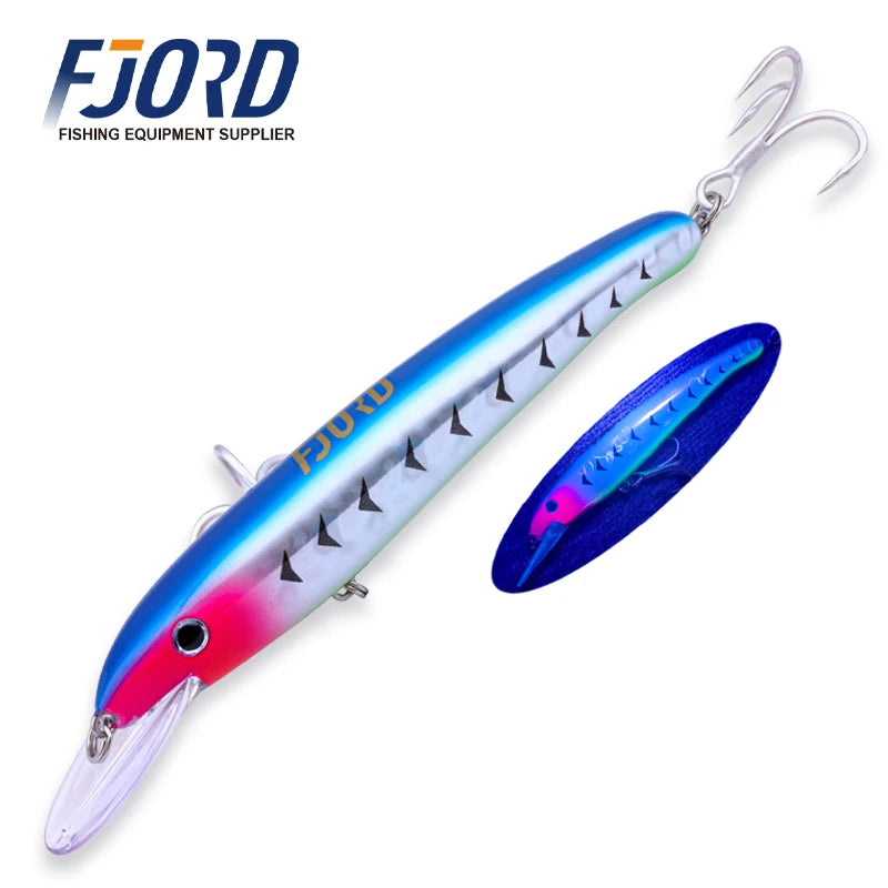 190mm Floating Trolling Minnow Lure - Fishing Tackle from Linloft.