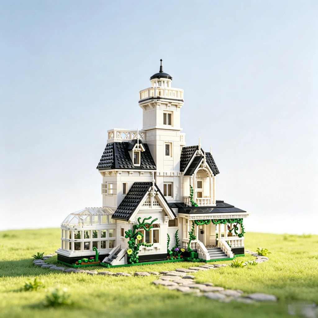 Owens House Building Blocks Set Magic Witch House Creator Architecture Model Home Decor Creative Christmas Gifts for Adults Fans