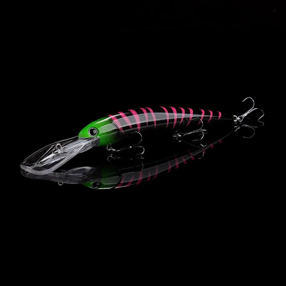 Floating Trolling Minnow Lure, 120mm - Fishing Tackle from Linloft.