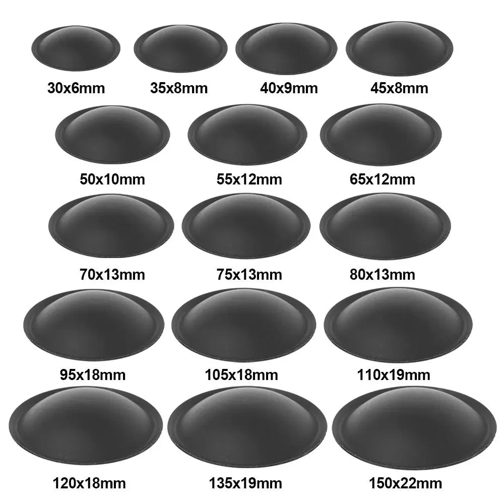 1Pcs New 30-150mm Speaker Dust Cap PP Woofer Cone Cover Black Matte Audio Speaker Protector Speaker Accessories