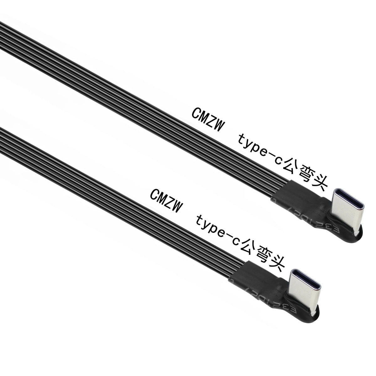 20CM 30CM 10CM 5CM USB 2.0 Type-C Flat Cable Extension FPC Cable USB 2.0 USB-C 90° Up/Down Angled Plug 5CM-1M - Electronics & Accessories from Linloft.