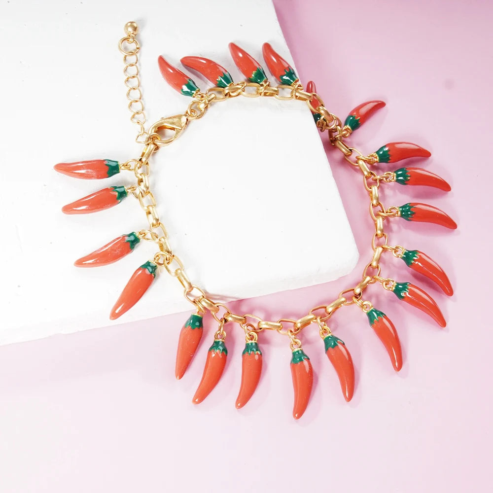 Bohemian Jellyfish and Starfish Charm Bracelet - Bracelets from Linloft.