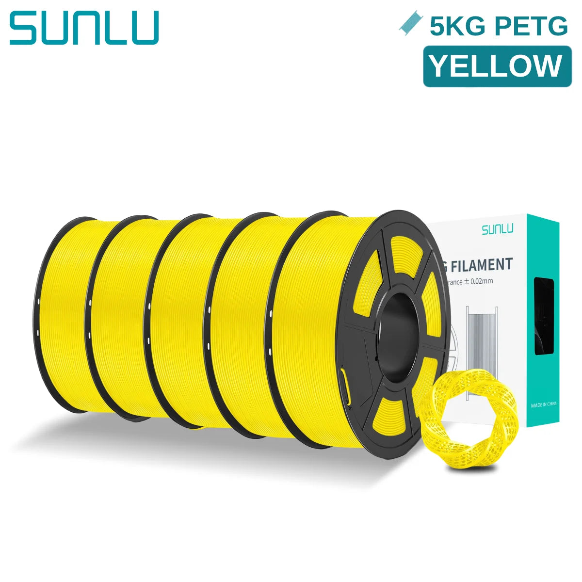 PETG 3D Printer Filament, 1.75mm 5kg - 3D Printing Accessories from Linloft.