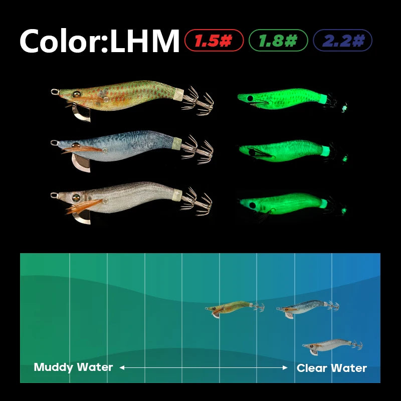 Luminous Mini Squid Jig - Fishing Tackle from Linloft.