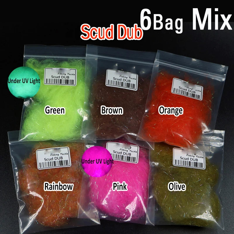 Ice Dub Fly Tying Material, 2 Bags - Fishing Tackle from Linloft.