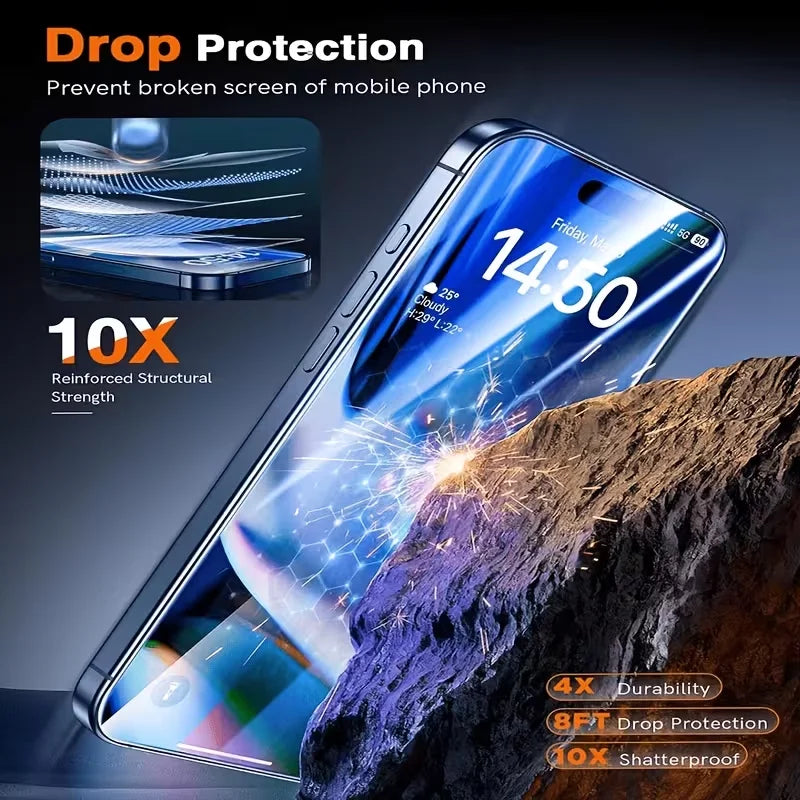 5P Ultra HD Full Coverage Tempered Glass Screen Protectors, Compatible with iPhone 18/18 Pro/18 ProMax/17Pro Max/17/16 Pro Max/16 Pro/16 Plus/16/15 ProMax. Features Anti-fingerprint & Dust-proof Performance, Case-friendly Des - Electronics & Accessories from Linloft.