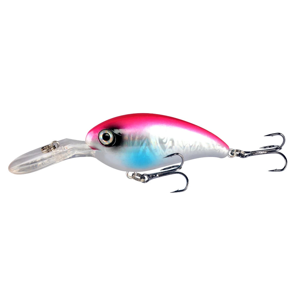 1pcs Crank Fishing Lure Artificial Hard Baits 10cm/15g Crankbait Jerkbait Wobbler Fishing Tackle Good Treble Hooks Tackle - Fishing Hooks from Linloft.