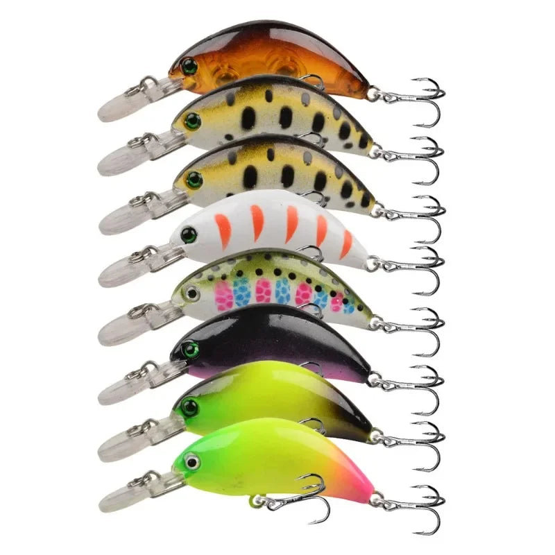 1Pcs Minnow Fishing Lures 4g 5cm Wobbler Slow Sinking Artificial Plastic Hard Bait Crankbait for Bass Pike Pesca Fishing Tackle