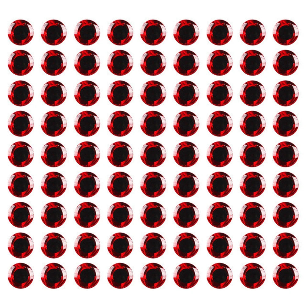 Fly Fishing Eyeball Holographic Simulation 3mm 4mm 5mm 6mm Fishing Lure Eyes Artificial Fish Eyes 3D Fish Eyes DIY Eyes